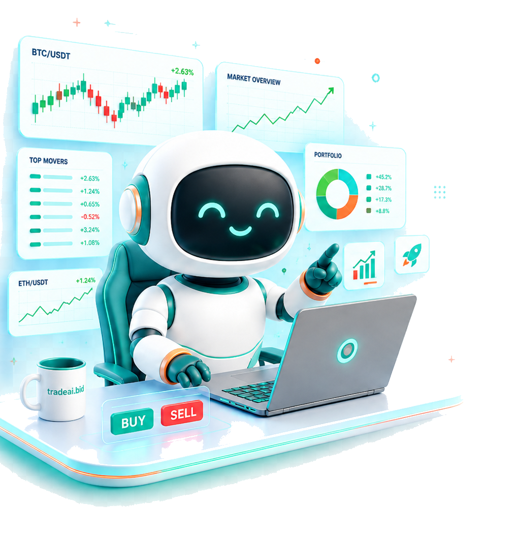 MyTrader AI trading bot analyzing market charts